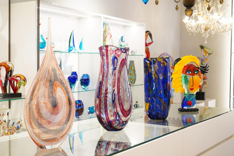 Glasbläsershow Besuch der Murano-Glasfabrik &amp; Showroom OMG