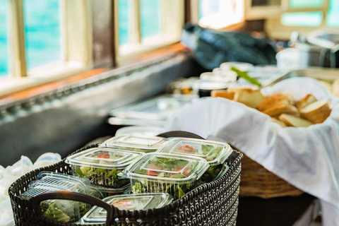 From Hersonissos: Half-Day Pirate Boat Trip with Lunch