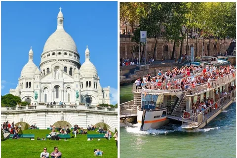 Párizs: Montmartre Magánvezetés és folyami hajóút lehetőség