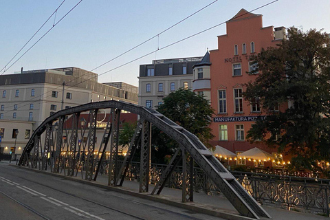 Kvällstur i Wroclaw (gratis foton efter turen)Nattvandring genom Wroclaw