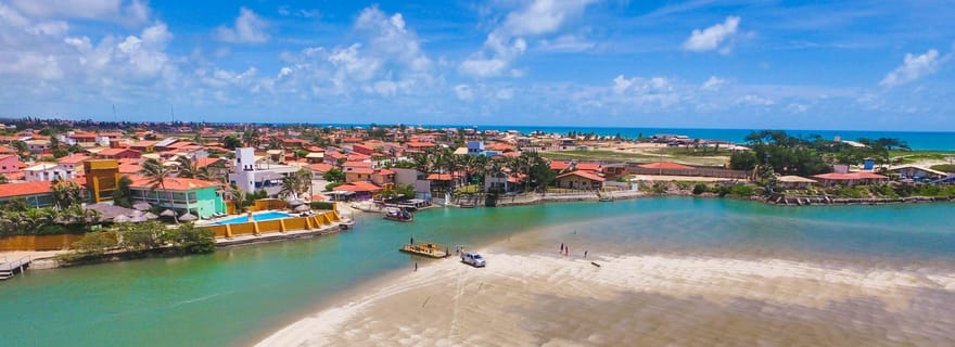 Fortaleza : Visite de la plage d'Aguas Belas