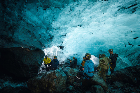 Sólheimajökull: Caminhada na Caverna de Gelo Azure e no GlaciarSólheimajökull: Caminhada pela Caverna de Gelo Azure e pelo Glaciar