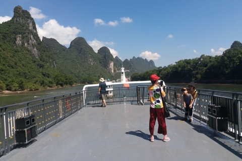 Billet pour la croisière sur la rivière Li-River avec service de guide en optionBillet de bateau 4 étoiles + transfert
