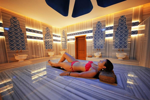 Do lado: Banho turco, hamam, massagem, sauna com traslado