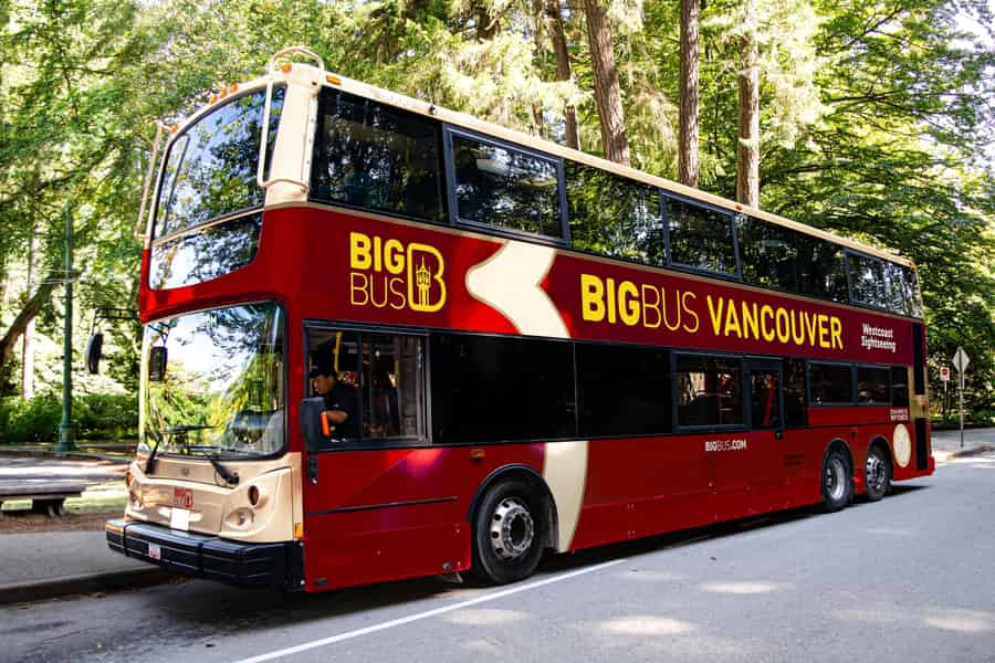 Vancouver: 24- oder 48-stündiger Hop-On/Hop-Off-Bus Sightseeing Bus Pass. Foto: GetYourGuide