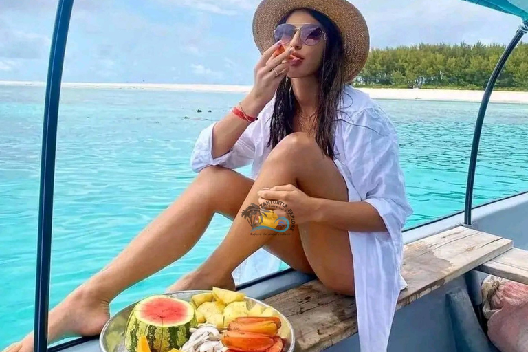 Zanzibar: Mnemba Dolphin Swim & Transparent Kayak with Drone