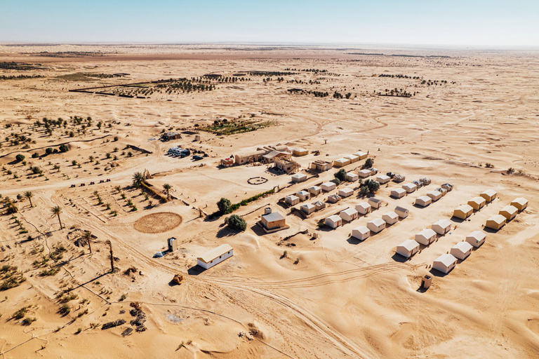 From Tozeur: 2-Day Sahara Desert Camp & Sunset Camel Ride