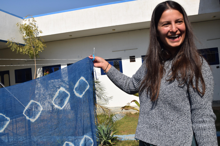 Jaipur: Natürliches Färben, Blockdruck, Tie &amp; Dye Workshop