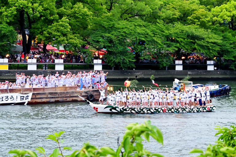 From Osaka/Kyoto: Tenjin Matsuri Fireworks&Yukata Experience From Osaka (Men's Yukata Experience)