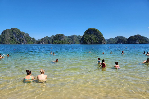 Depuis le port : la meilleure excursion dans la baie d&#039;Along sur le bateau de croisière 5 étoiles LeonaDepuis le port : la meilleure excursion dans la baie d&#039;Along sur le Leona