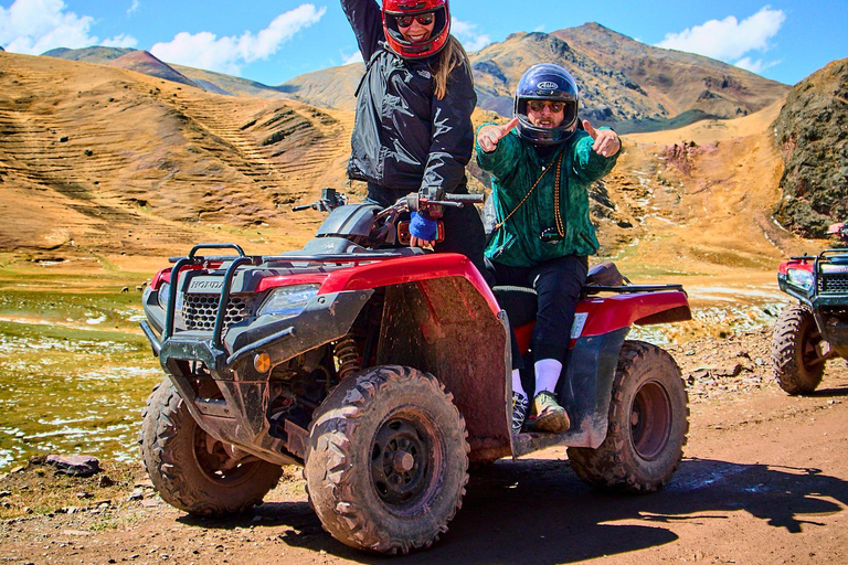 From Cusco: ATV Off-Road Tour to Moray and Maras Salt Mines Single Rider with All Tickets Included