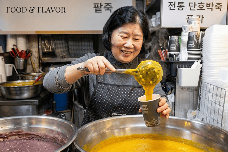 Seoul Vegan Vegetarian Market Food Tour with Temple Classics