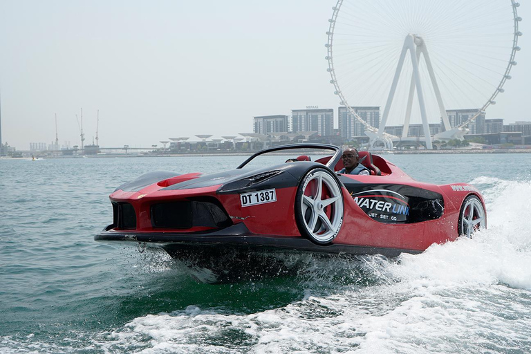 Dubai: Splash & Thrill | 20min Jet Car DXB Harbour JetCar 30 Mins: Dubai Marina Luxury Lamborghini