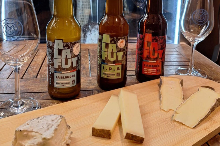 Lou Bar: Tasting of 3 local beers & 3 French cheeses