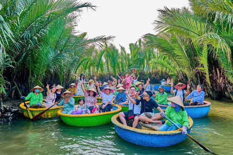 Hoi An: Basket Boat Ride in the Coconut Forest Tour experience include option hotel Pick up and Drop-off