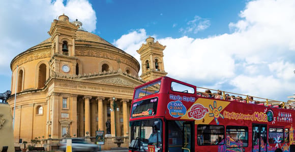 Malta: 2-Day Hop-On Hop-Off Bus & Harbour Cruise (CMO)