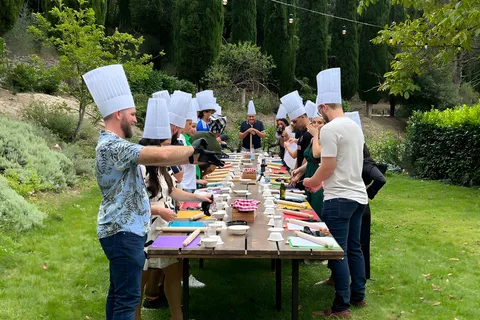 Valnerina/Pasta cooking class in a 12th century location