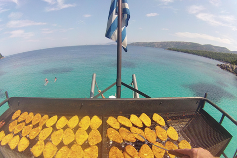 Lefkimmi: Blue Lagoon Cruise with BBQ Lunch and Swim Stops