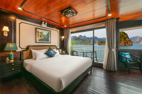 Hanoi: Halong Bay 2-Day Cruise with Arcady Boutique Cruise Package 2D1N from Hanoi Old Quarter