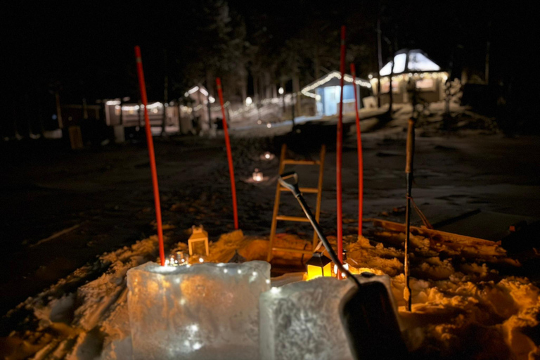 Private Traditional Sauna, Ice Dip and Dinner in the Wild