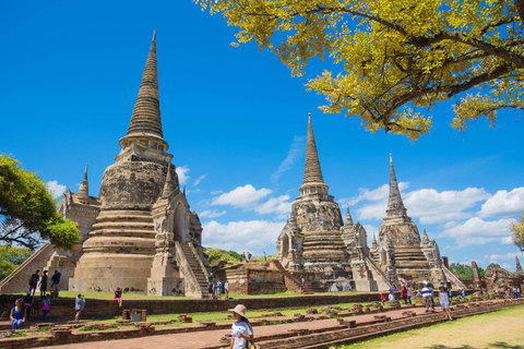 Bangkok: Tour guiado particular em Ayutthaya com traslado do hotel