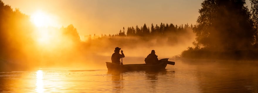 Ranua : excursion guidée en canoë avec un guide de la région