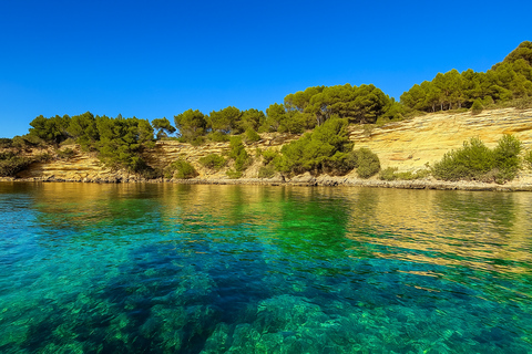 Can Picafort: 2h Private Boat Tour with Swim-Snorkel & Caves Can Picafort: Private Boat Tour 2 h - Höhlen/ Beach