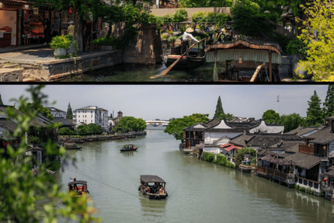 From Shanghai: Zhujiajiao Water Town Tour with Hotel Pickup