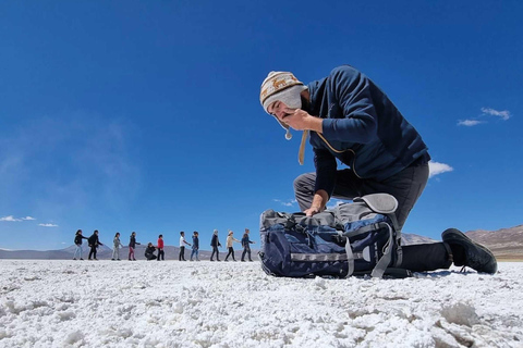 Tour of Salinas and Yanaorco lagoons + Lojen thermal baths