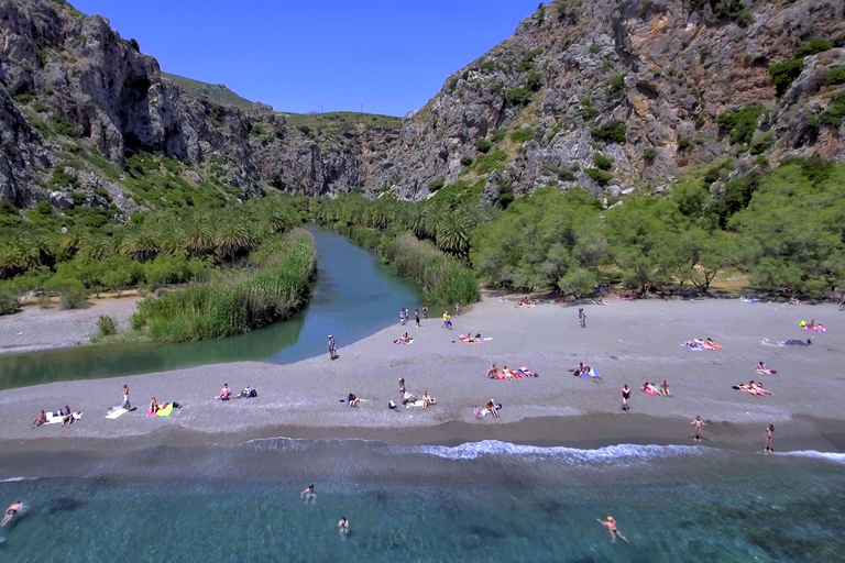 Rethymno: Full-Day Land Rover Safari to Preveli Pickup from Kavros