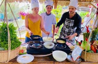 Hoi An: Korbboot mit Laternenbau & Kochkurs Tour