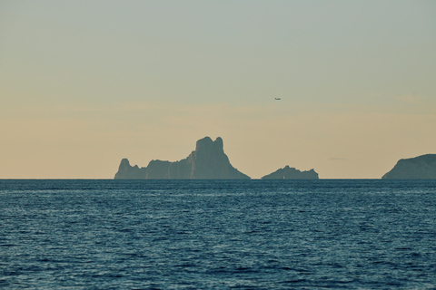 Ibiza: Formentera Boat and Bike Guide Tour +Sunset Party Gold Edition: Formentera Bike & Boat Adventure from Ibiza