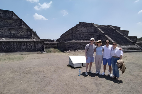 VISITE PRIVÉE DE TEOTIHUACAN AVEC BASILLICA + TRANSPORT