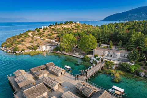 From Tirana: Ohrid Old Town, Castle & Fishing Full Day Tour