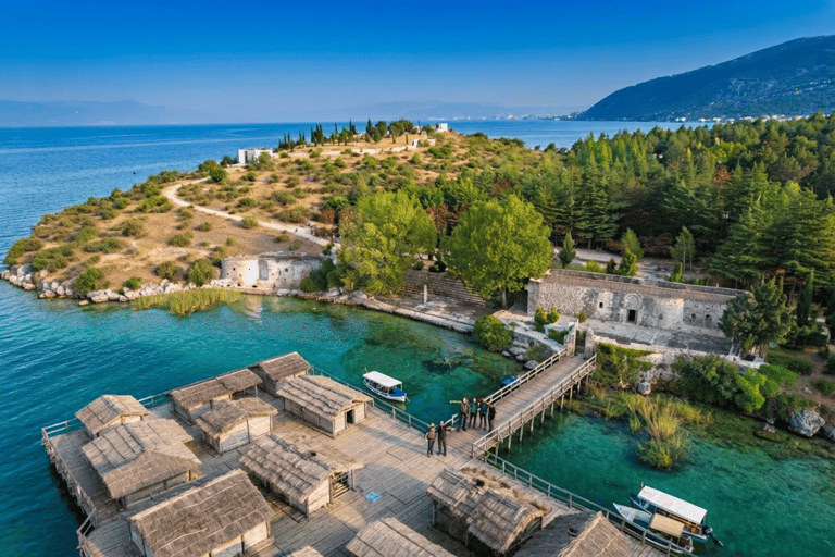From Tirana: Ohrid Old Town, Castle & Fishing Full Day Tour