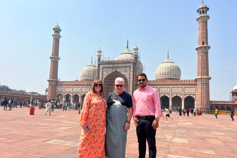 Delhi: Hele of halve dag Old Delhi en New Delhi privétourDagvullende tour met chauffeur, gids en entreegelden