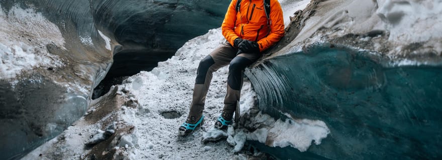 Gullfoss : Visite de la grotte de glace et du glacier en Glacier Monster Truck
