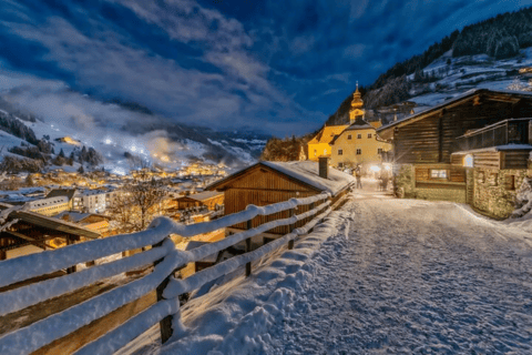 Kvällsrundtur med julmarknad och höjdpunkter i Salzburg