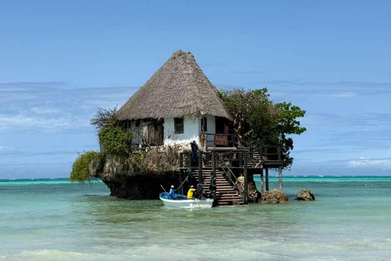 Zanzibar: Salaam Cave Turtle Swim & Dine The rock restaurant Excursions with transfer