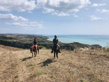 Reiten an den Stränden von Sciacca