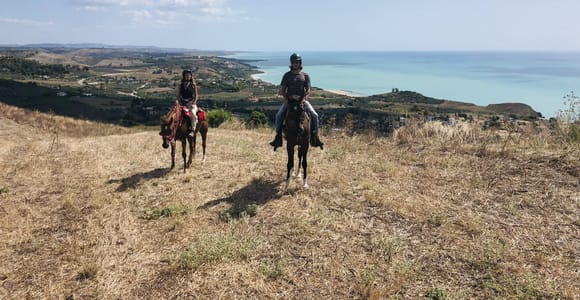 Horseback riding on the beaches of Sciacca
