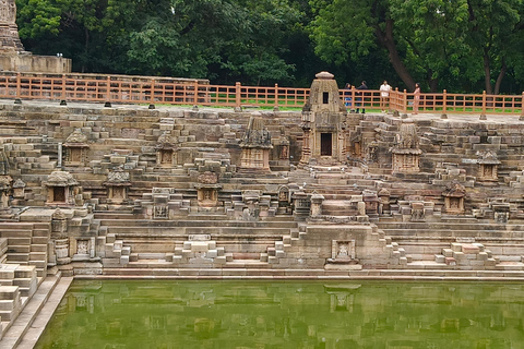 Drop Udaipur From Ahmedabad with Visit Rani Vav & Sun Temple Private Tour with AC Transportation and Dedicated Driver.