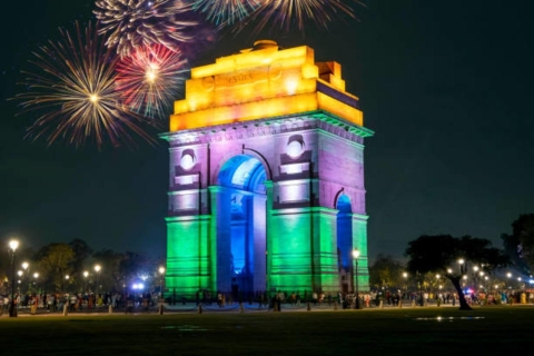 Delhi : visite guidée de la ville de Delhi en soiréeVisite avec droits d'entrée