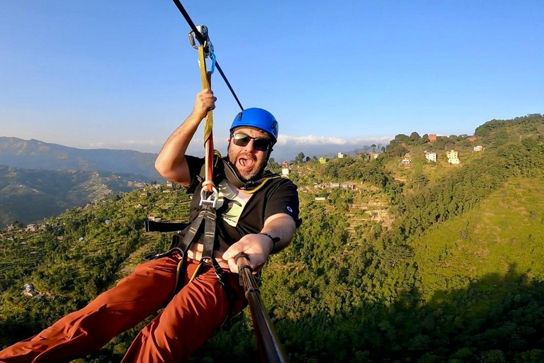 加德满都：杜利凯尔滑索冒险之旅（含接送及午餐）