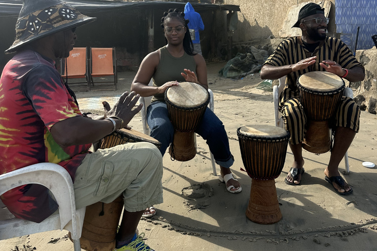 Dakar: Djembe Drum Class with Ocean Views