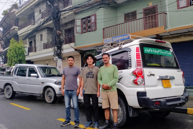 Kathmandu naar Pokhara Transfer per jeep (Scarpio)