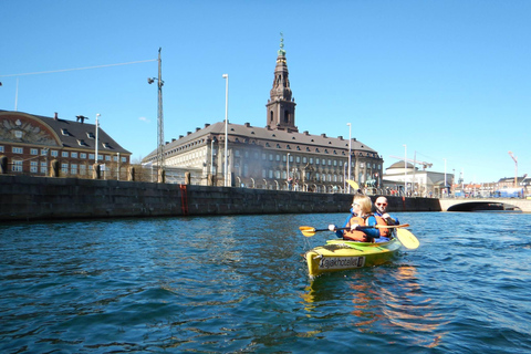 Kajaktocht in de haven van Kopenhagen - juni, juli en augustus