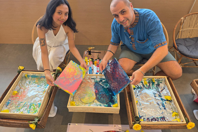 Ubud: Create Your Own Pouring Painting Art Workshop