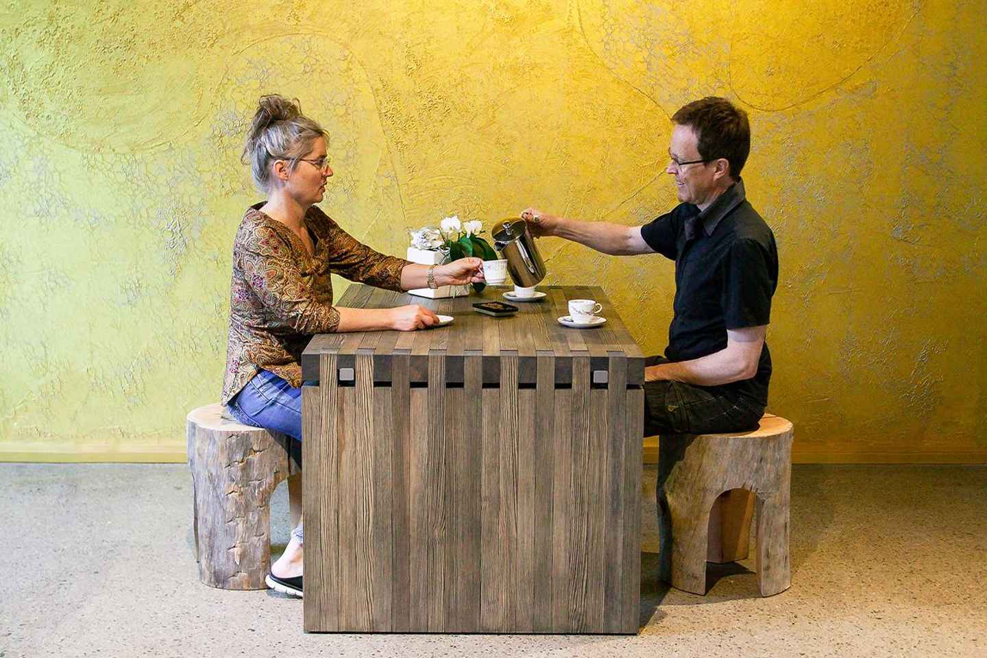 Kuopio: Vegetarian Lunch with Local Power Couple