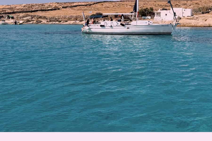 Ab Mykonos: Delos & Rhenia All-Inclusive-Kreuzfahrt mit Mittagessen. Foto: GetYourGuide Ab Mykonos: Delos & Rhenia All-Inclusive-Kreuzfahrt mit Mittagessen. Foto: GetYourGuide